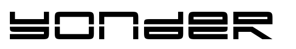 Yonder Recoil font preview